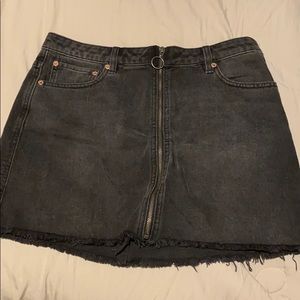 Free people jean skirt